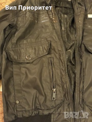 Мъжко черно марково яке стилен бранд, снимка 4 - Якета - 35206364