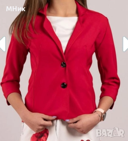 Дамско сако с три четвърти ръкави , снимка 7 - Якета - 51513848