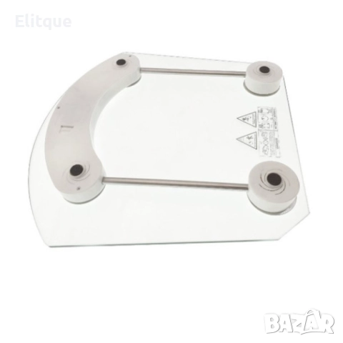 Дигитален телесен кантар, максимум 180 кг, платформа 325x325 мм, автоматичен старт и стоп, прозрачно, снимка 3 - Други стоки за дома - 52901450