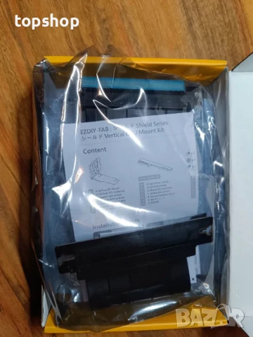 НОВ Брекет за вертикален монтаж на GPU EZDIY-FAB с високоскоростен PCIE 4.0 райзер кабел, снимка 4 - Кабели и адаптери - 50501558
