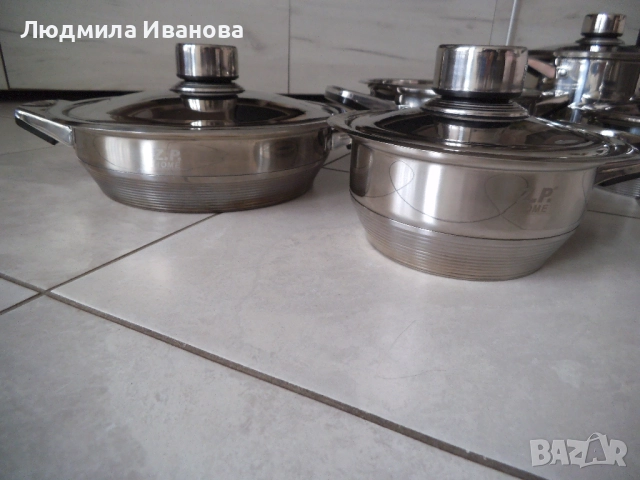 Комплект тенджери Z.P. Home, снимка 3 - Съдове за готвене - 52705332