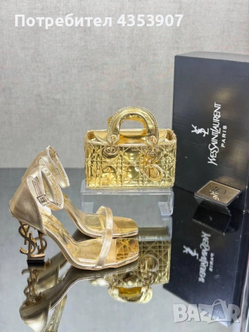  Saint Laurent чанта, снимка 10 - Сандали - 53437860