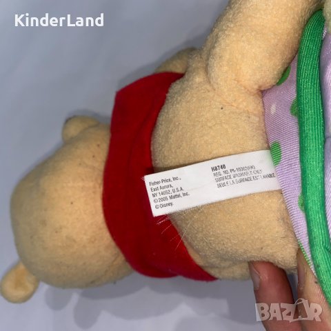 Fisher Price Winnie the Pooh Bear On Turtle Rattle N Ride Disney, снимка 5 - Музикални играчки - 39758827