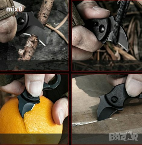 Мини карамбит с верижка, снимка 4 - Ножове - 43478445