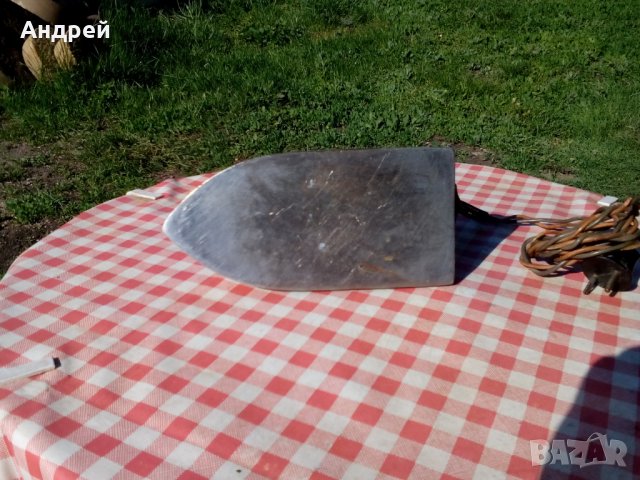 Стара електрическа ютия #7, снимка 6 - Антикварни и старинни предмети - 28681080