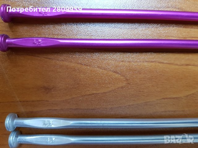 Игли за плетене - метални, снимка 7 - Шивашки услуги - 31513898