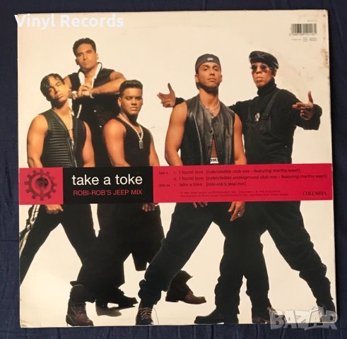 C&C Music Factory – I Found Love / Take A Toke, Vinyl 12", 33 ⅓ RPM, снимка 2 - Грамофонни плочи - 44001185