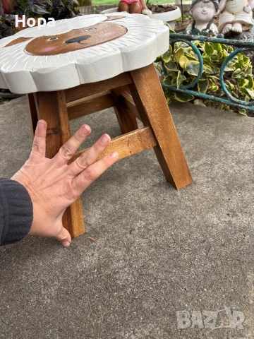 Столче /Табуретка от тиково дърво, снимка 16 - Декорация за дома - 40635580