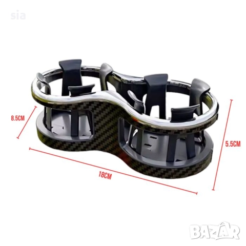 Поставка за чаши, двойна стойка за 2бр. чаша, снимка 3 - Аксесоари и консумативи - 41961164