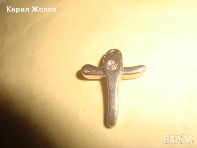СТАРО СРЕБЪРНО КРЪСТЧЕ с ФАСЕТИРАН ЦИРКОН АРТ ДИЗАЙН МАЙСТОРСКА ИЗРАБОТКА 25166, снимка 5 - Колиета, медальони, синджири - 34604290