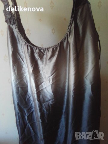 DKNY. Donna Karan New York. Size 16 Копринен потник/туника, снимка 2 - Туники - 33358727