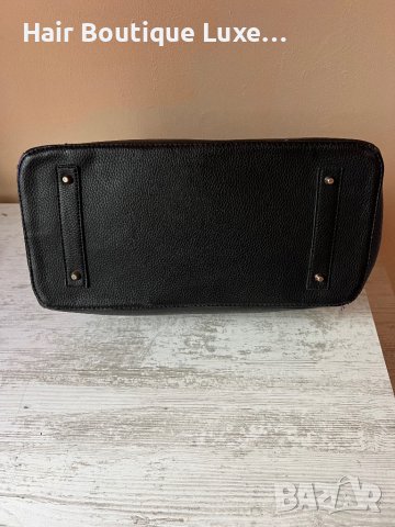 Birkin Hermes Черна стилна чанта с катинар и ключ 🖤, снимка 3 - Чанти - 43886778