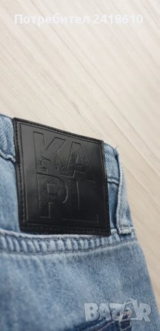 Karl Lagerfeld 2 Tone Denim Jeans Short Womens Size 30 НОВО! ОРИГИНАЛ! Дамски Къси Панталони!, снимка 3 - Къси панталони и бермуди - 49530879