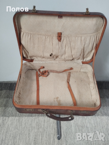 Колекция от стари кожени куфари, снимка 16 - Куфари - 44846772