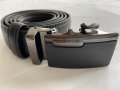 Колани от естествена кожа с оксидирана автоматична тока , снимка 4