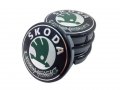 Метални Капачки за джанти VW SKODA SEAT 60/55мм 4бр. Сеат Шкода, снимка 3