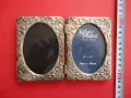 Невероятна двойна посребрена рамка за снимка снимки , снимка 2