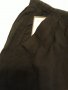 Къс H&M черен панталон биопамук с регулируемо престягане на кръста, двустранни джобове, снимка 8