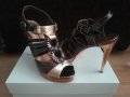 Нови френски токчета, Ест. кожа, снимка 1 - Дамски обувки на ток - 40799513