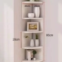 Ъглова етажерка за съхранение с 5 рафта, снимка 3