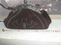 Много качествена и красива дамска чанта от естествен набук, снимка 1 - Антикварни и старинни предмети - 37714886