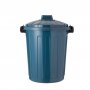 Кошче за боклук с капак, 25л, 39,534x45,5 см, син, снимка 2