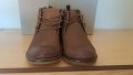 Мъжки боти от набук кафяв цвят, снимка 5