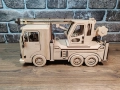 Дървен модел на камион – Кран / Автокран – Craft Camp, снимка 3