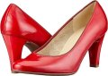 Червени обувки Ara естествен лак