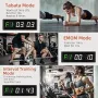 PELLOR Gym Timer Цифров стенен часовник, 2,3" програмируем LED фитнес интервален таймер, снимка 2