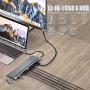 Нова 12-в-1 USB C Док Станция Хъб 3x Дисплей, Бърза Трансфер, Висока Съвместимост, снимка 5