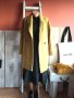 👢 Тренди палто в цвят горчица със съдържание на вълна🧡 м/л 💄, снимка 5