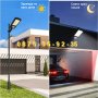LED соларна лампа улична градинска соларни лампи осветление, снимка 9