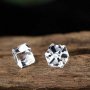 3 чифта миниатюрни обеци от кристални кубчета, снимка 6