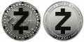  Zcash Coin / Зкеш Монета ( ZEC ) - Silver, снимка 1