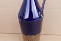 Порцеланова Немска ваза цвят кобалт, снимка 3