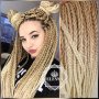 КОМПЛЕКТ - BOX BRAIDS 130 броя Екстеншъни за Коса, Плитки за Коса Омбре КОД 1779