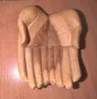 дървени ръце ръчно изработени , снимка 2