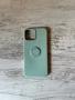Кейс / калъф за айфон 13 про тюркоазен силикон с халка за пръста за удобство при използване 🩵🩵🩵, снимка 2