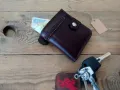 Ръчно изработен мъжки кожен портфейл, кожено портмоне , снимка 1