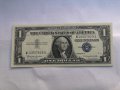USA $ 1 Dollar Silver Certificate 1957-B UNC, снимка 3
