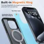 UNBREAKcable Магнитен калъф за iPhone 15 Pro Max 6.7", Съвместим с MagSafe, черен, снимка 3