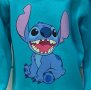 Нов детски суичър с дигитален печат Стич (Stitch) в зелен цвят, снимка 2