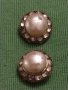 Ретро обеци с кристали и перли с клипс от соца интересни 37408, снимка 8