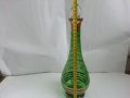 Гарафа цветно зелено стъкло , снимка 4