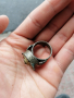 Възрожденски пръстен с живачна позлата , снимка 3