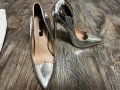 Огледални обувки на ток , снимка 1 - Дамски елегантни обувки - 39443109