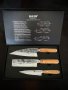 Комплект висококачествени кухненски ножове (три броя). , снимка 2