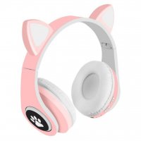 Безжични слушалки с котешки уши , снимка 5 - Безжични слушалки - 40008439