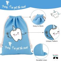 Нов комплект от 4 броя Подаръчни торбички за Феята на зъбките Калъф момчета и момичета , снимка 5 - Други стоки за дома - 42945968